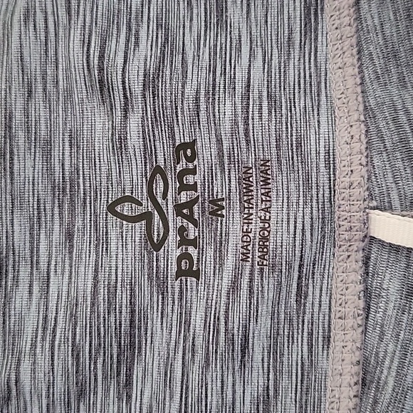 Prana Needra Yoga Capris Leggings Blue Gray Medium - Picture 5 of 7